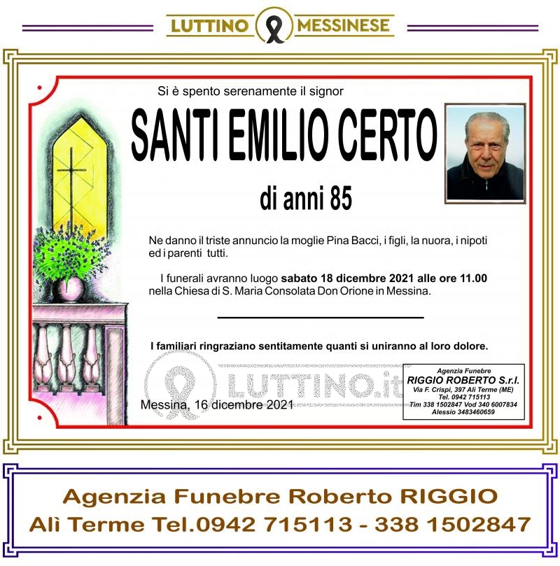 Santi Emilio Certo 